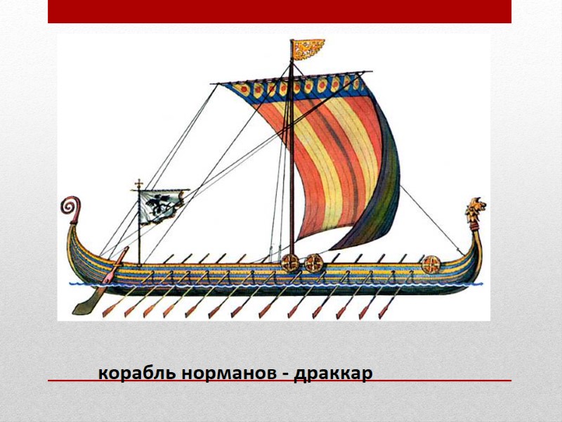 корабль норманов - драккар
